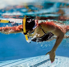 Load image into Gallery viewer, Swimmer&#39;s Snorkel - Yellow
