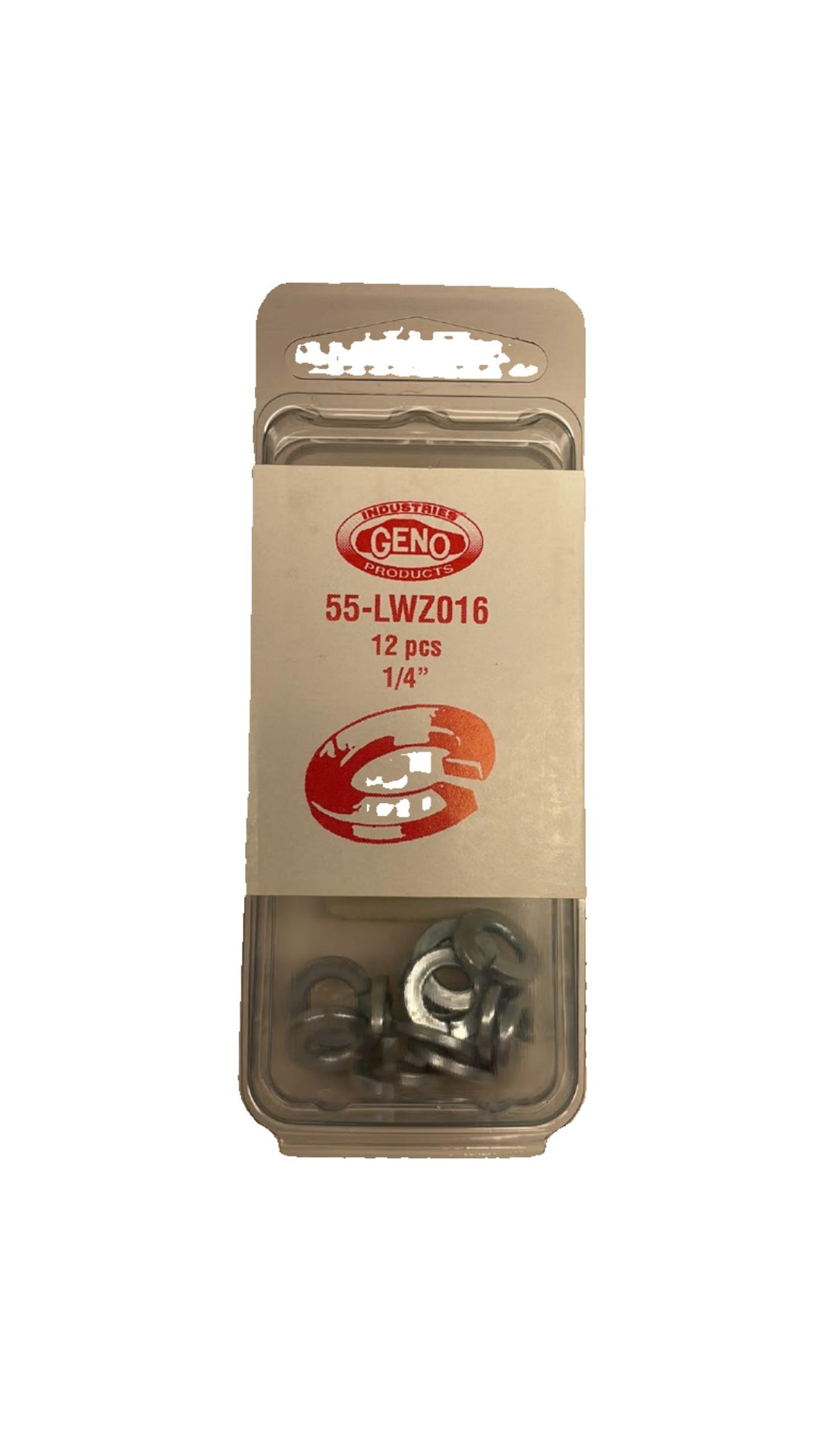 GENO LOCK WASHER STEEL ZINC (55-LWZ016)