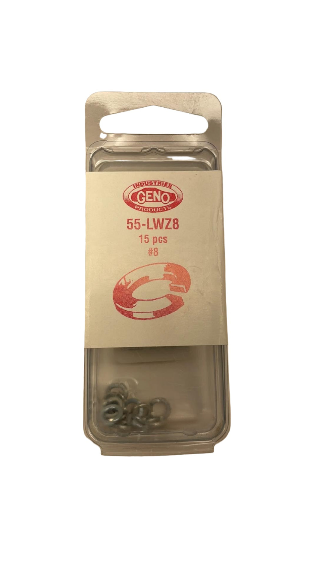 GENO LOCK WASHER STEEL ZINC (55-LWZ8)