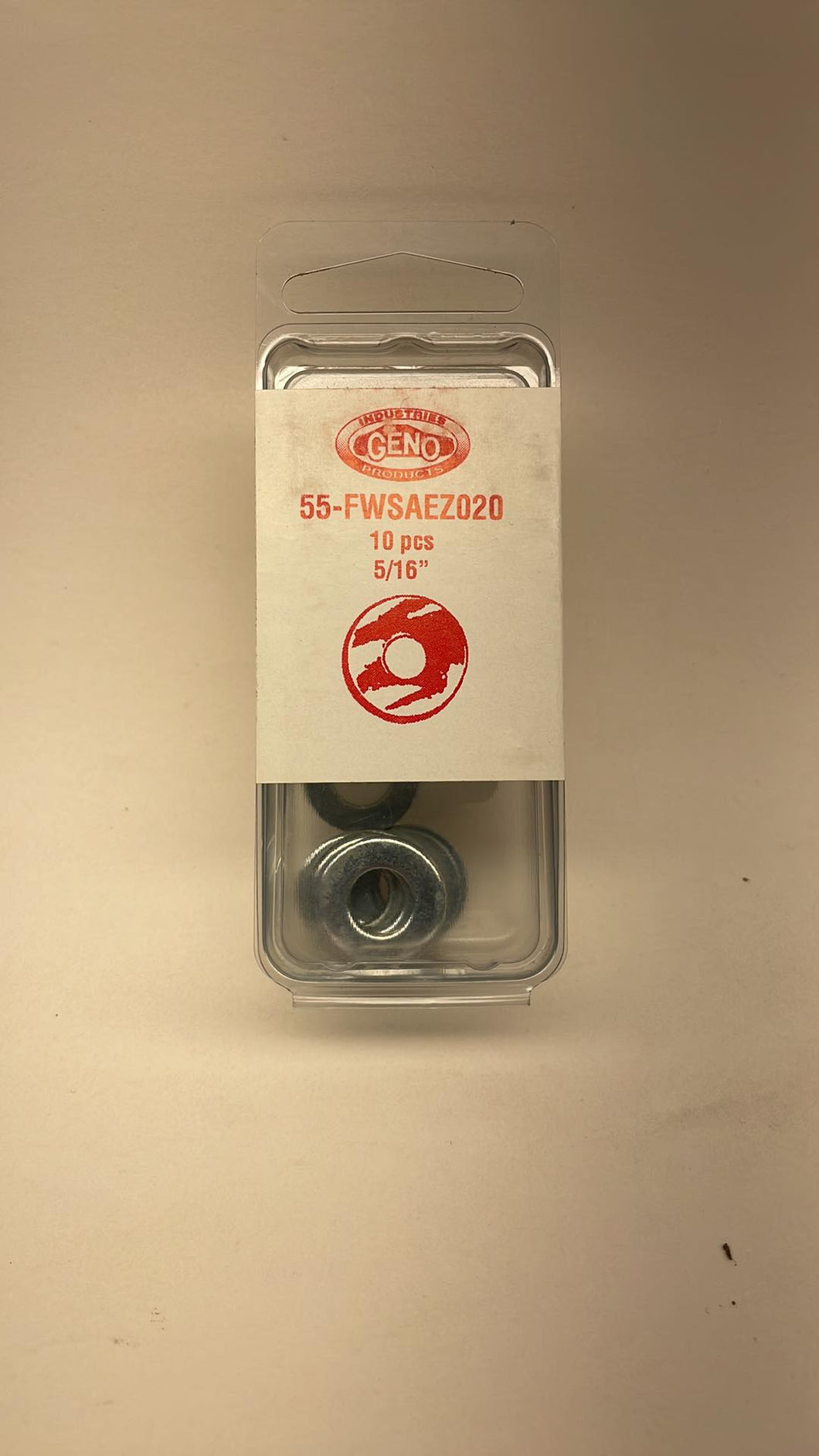 GENO FLAT WASHER STEEL ZINC (55-FWSAEZ020)