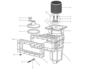 Vinyl liner skimmer