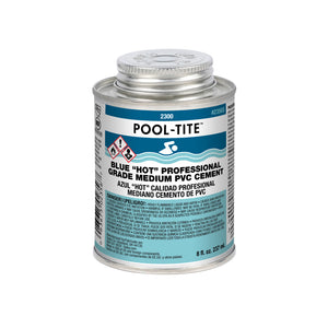Pool-Tite Blue "Hot" Professional Grade Medium PVC Cement