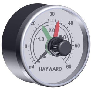 Hayward Pressure Gauge, Backmount
