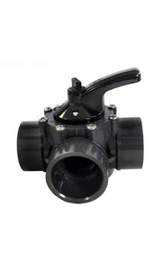 Hayward 3-Way Diverter Valve 1.5" - 2" Pipe (Dark Gray)