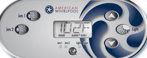 110370 Overlay, American Whirlpool, 5 button
