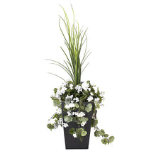 Load image into Gallery viewer, Dracaena and White Geranium Planter
