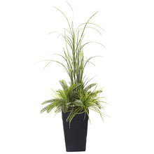 Load image into Gallery viewer, Artificial Cycas and Grass Potted Arrangement
