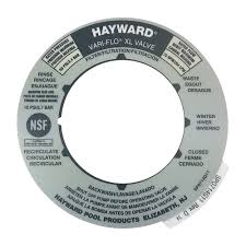 Hayward Valve Position Label